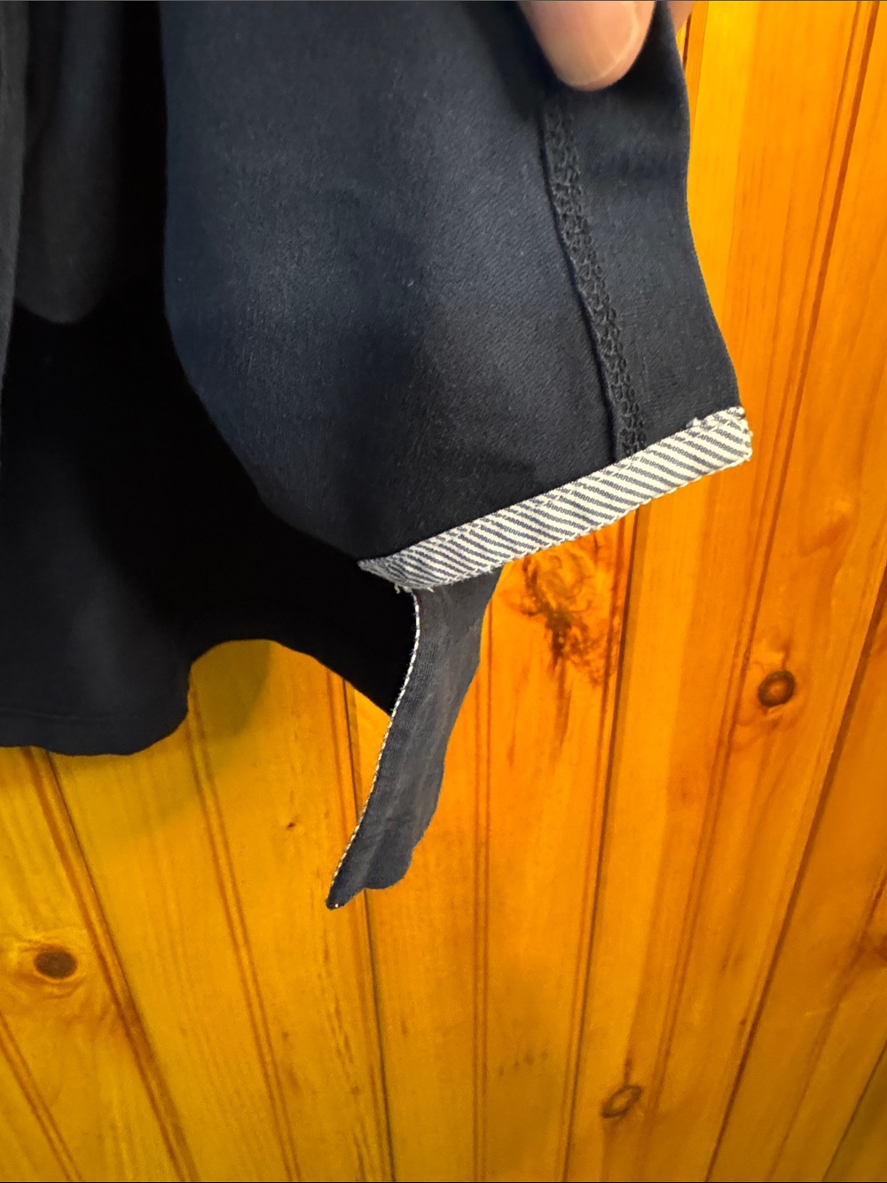 Saint James 1889 Dupuis Propiano Navy Polo Midi Dress with White Trim - Picture 9 of 12